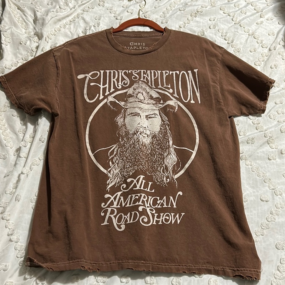 Chris Stapleton oversized graphic tee medium